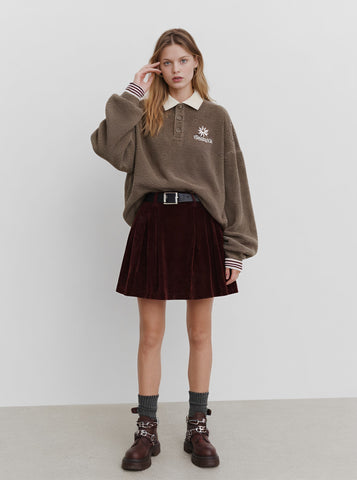 Casual Short Skirt Winter Fashion Fit A-Line Waistline Regular Style Women's Clothing Half Skirt Casual Wear