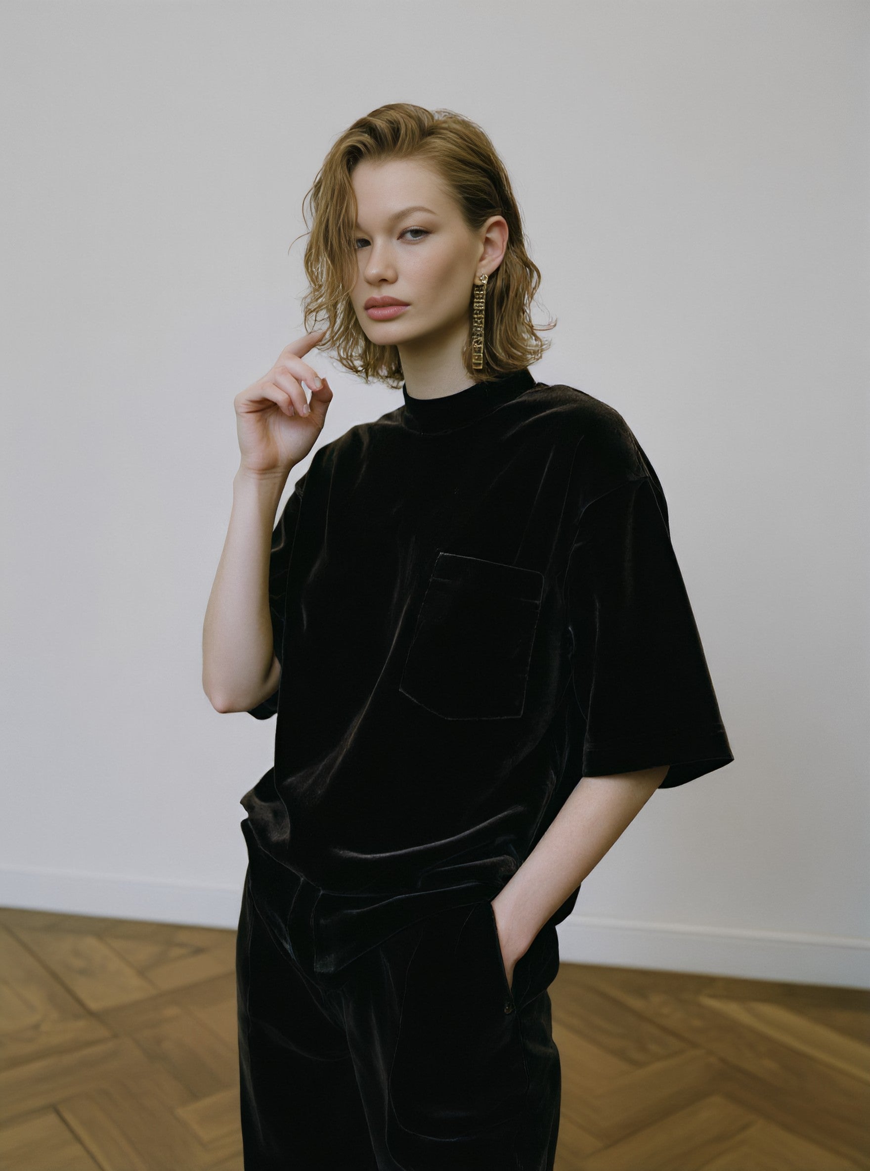 Autumn Streetwear T-Shirt Short Sleeve Straight Sleeve Casual Style Regular Length Women's Top Fashion Comfortable Cotton Tee