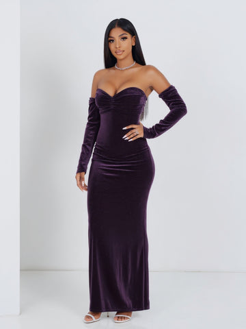 Women's 2025 Autumn Fashion Dresses Long Sleeve Off Shoulder Plain Party Skinny Fit Dresses