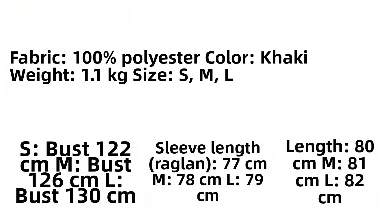 Women's Khaki Long Windbreaker Coat Double-Breasted Lapel Slimming Elegant Autumn Outerwear