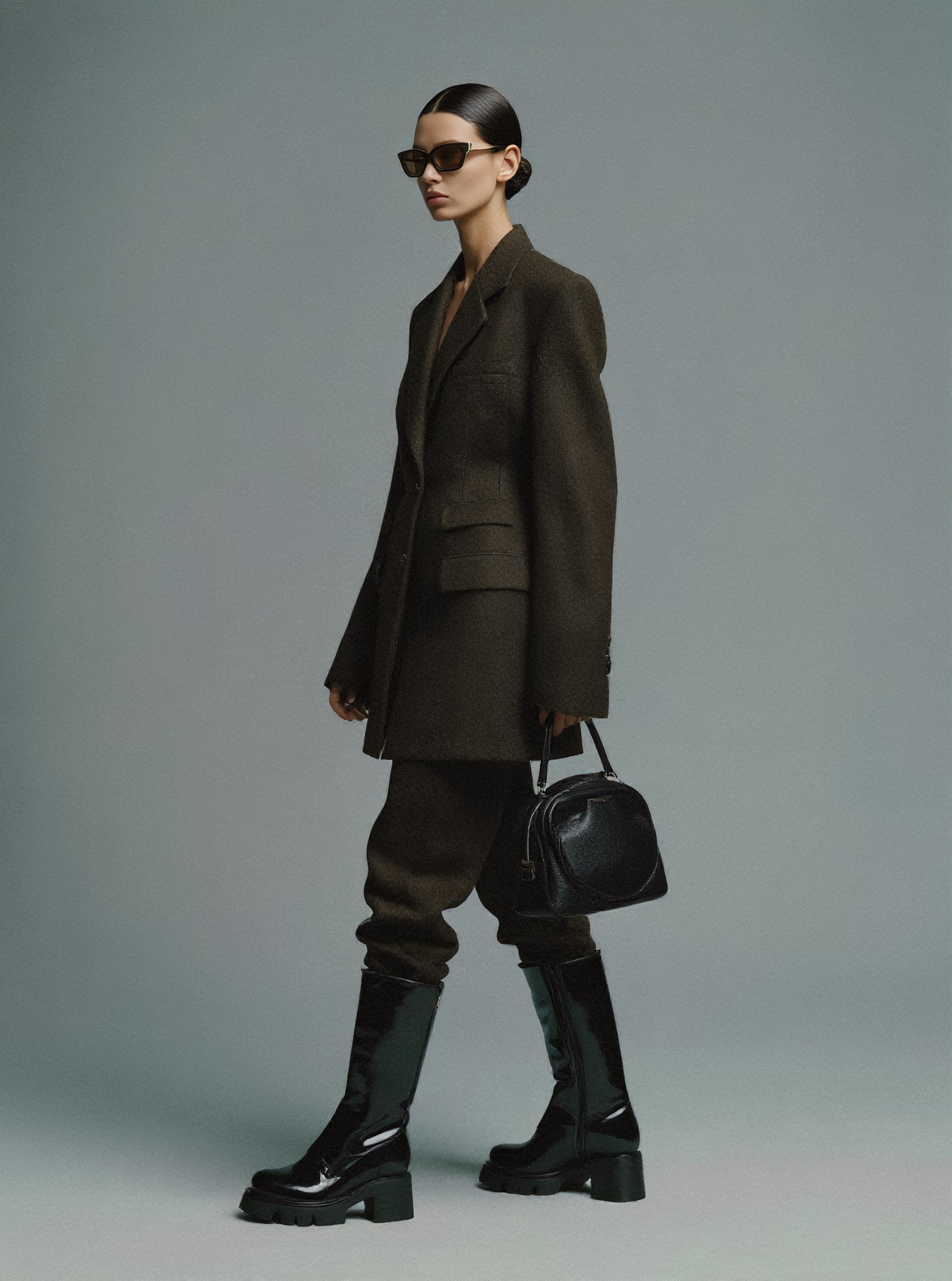 Loose Casual Winter Clothes Long Sleeve Straight Tube Sleeve Regular Length Top For Women Comfortable Fashion Outerwear