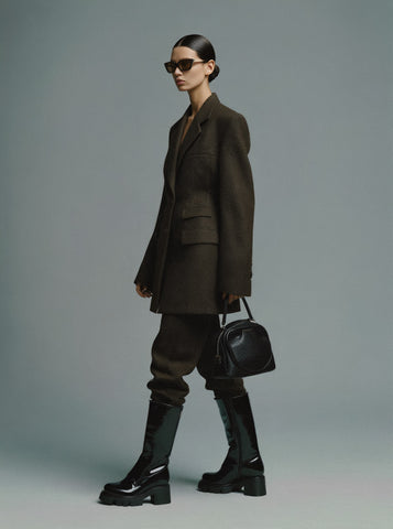 Loose Casual Winter Clothes Long Sleeve Straight Tube Sleeve Regular Length Top For Women Comfortable Fashion Outerwear