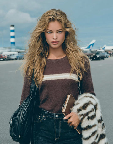 Spring Autumn Casual Long Sleeve Sweater Round Neck Fit Body Straight Tube Sleeve Dress Comfortable Regular Length Top