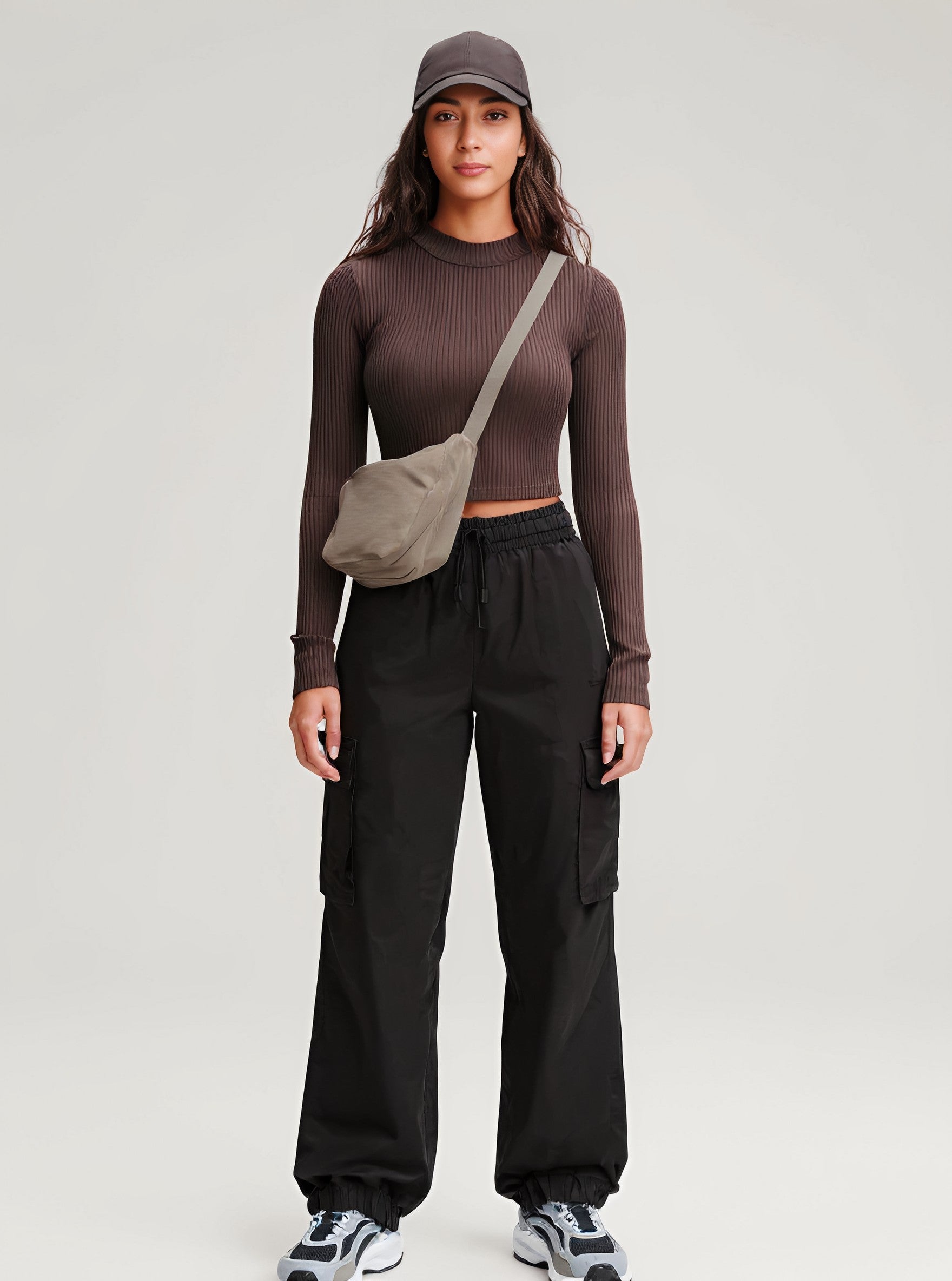 Casual Straight Leg Pants Full Length Fit Mid Waist Autumn Fashion Women's Bottom Wear Comfortable Loose Trousers