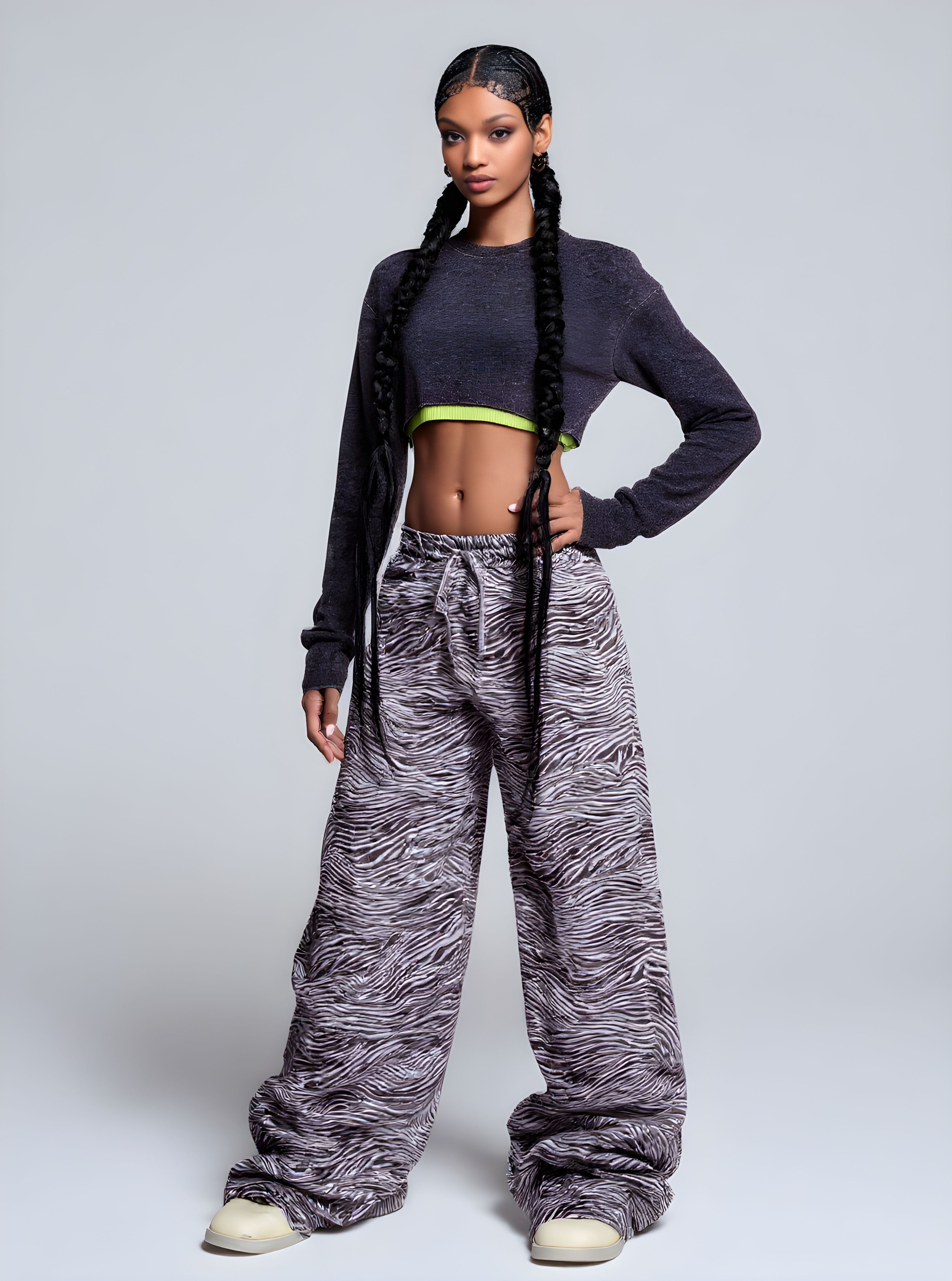 Women's Pants Autumn Winter Fashion Daily 2025 New Stylish Leopard Print Long Sleeve Full Length Casual Pants