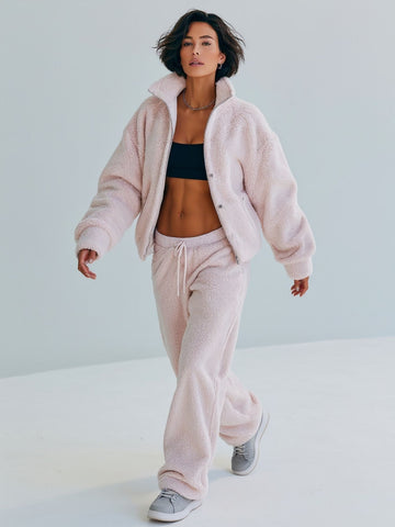 Women's Autumn Winter Coats Basics Korean Solid Color Long Sleeve High Neck Zipper Casual Coats