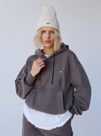 Loose Fit Straight Sleeve Hoodie Winter Clothes Casual Style Women's Top Fashionable Streetwear