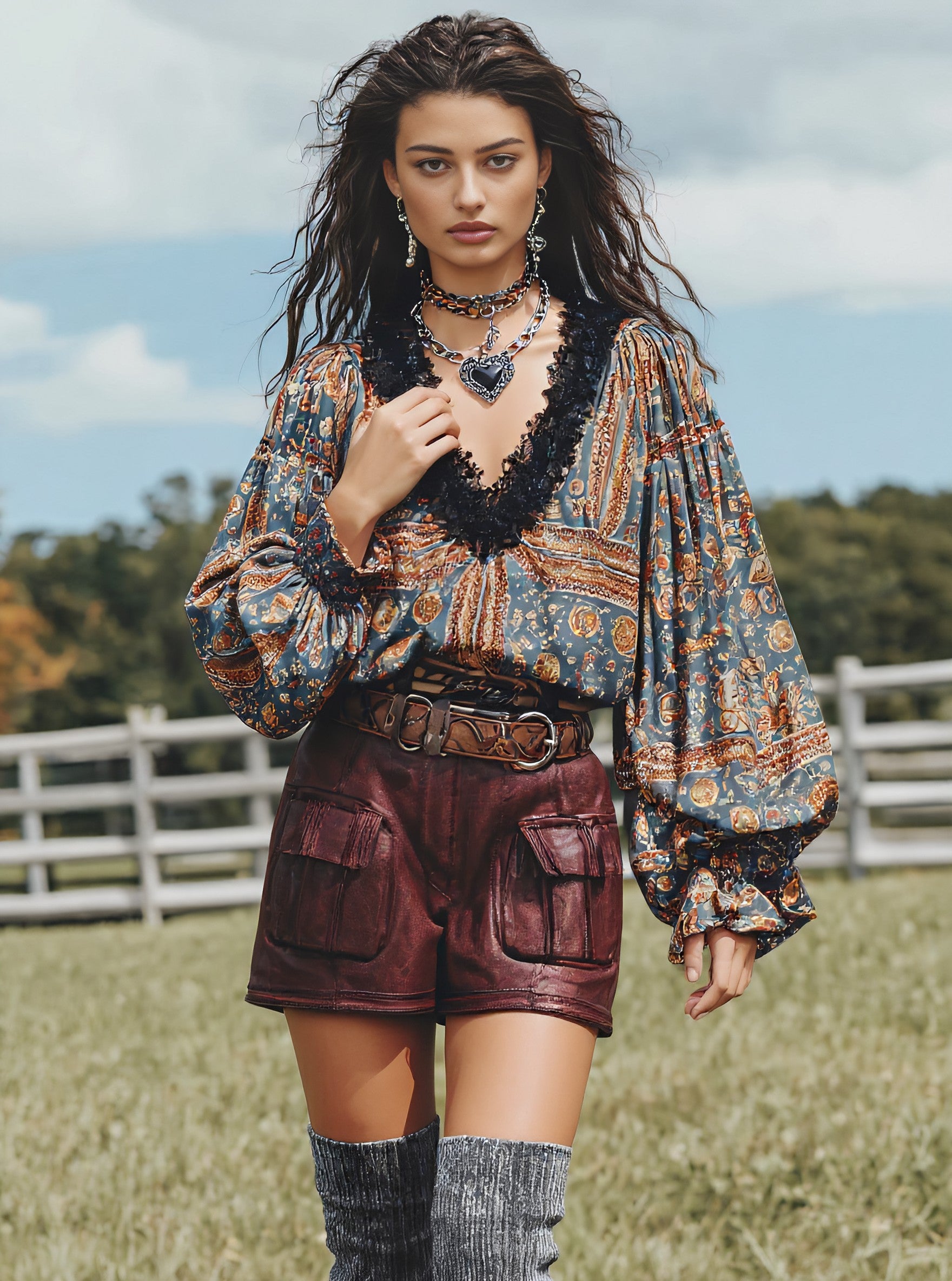 Spring Dress Autumn Casual Fit V-neck Regular Length Top Little Shirt Fashion Comfortable Women's Clothing