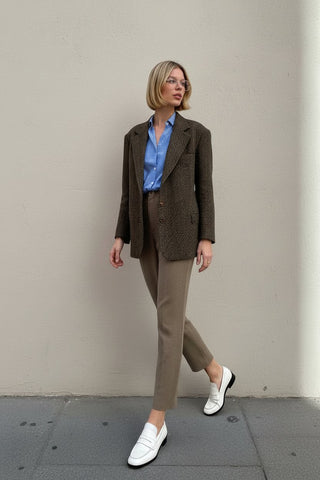 Loose Casual Autumn Winter Clothes Long Sleeve Straight Sleeve Suit Regular Length Top For Women Comfortable Fashion Outerwear