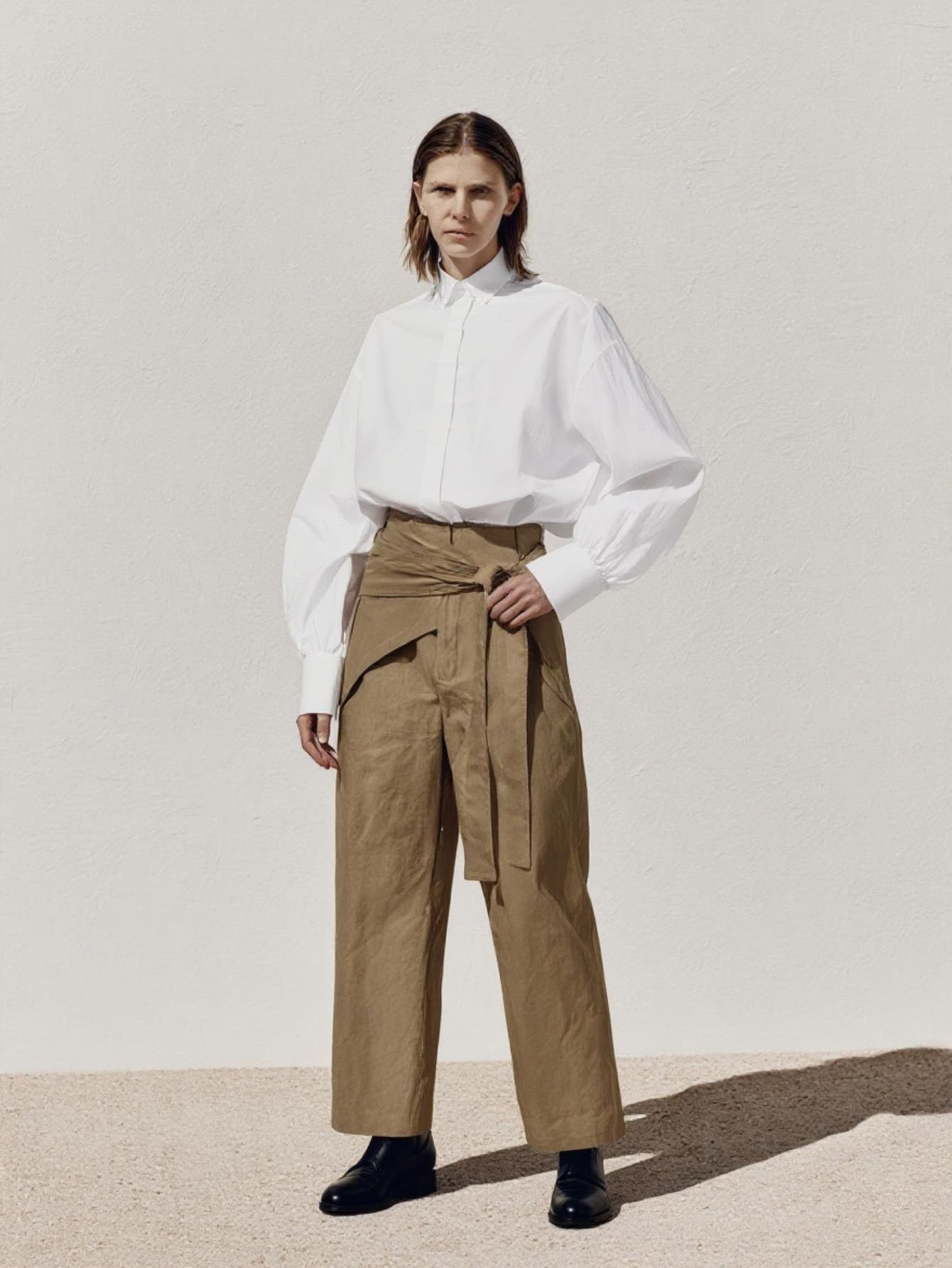 2025 Women's Autumn Winter Shirts Daily Fashion Plain Long Sleeve Lapel Regular Fit Shirts