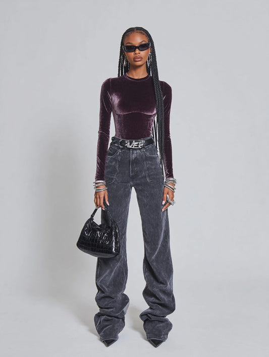 Women's T-Shirts Autumn Winter Fashion Daily 2025 Elegant Chic Plain Long Sleeve High Neck High Street T-Shirts