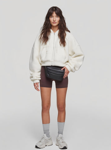 Autumn Winter Plush Coat Women's Casual Style Soft Jacket Comfortable Outerwear