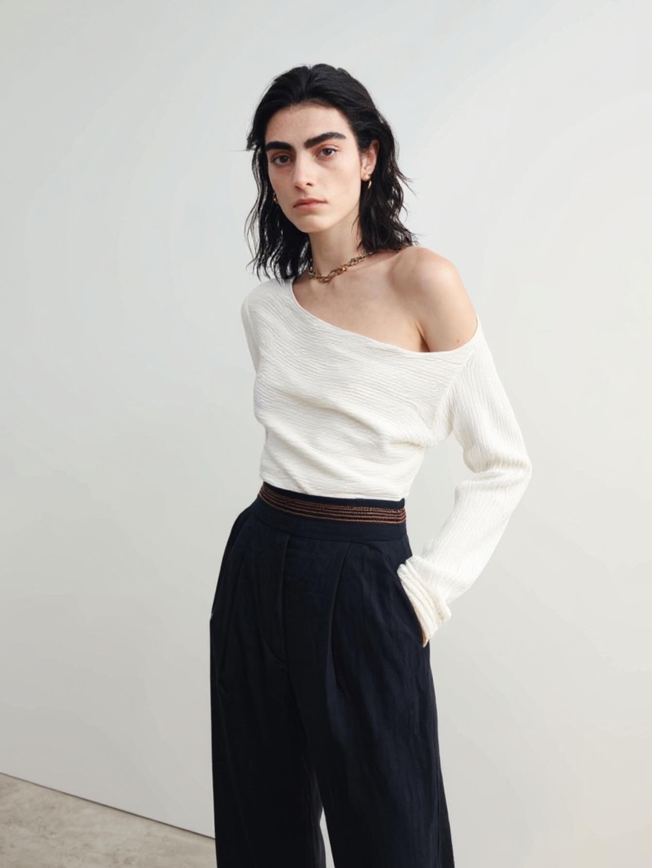 Autumn Winter Pants 2025 Women's Fashion Plain Ankle High Waist Full Length Office Lady Pants