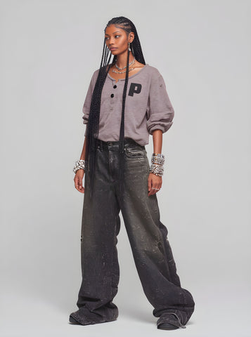 Women's T-Shirts Autumn Winter Fashion Daily 2025 Elegant Chic Letter Long Sleeve Round Neck Casual T-Shirts