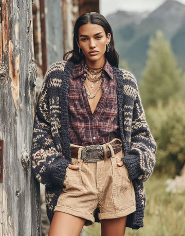 Spring Cardigan Dress Autumn Casual Fit Long Sleeve Straight Tube Sleeve Regular Length Women's Open Front Knitwear