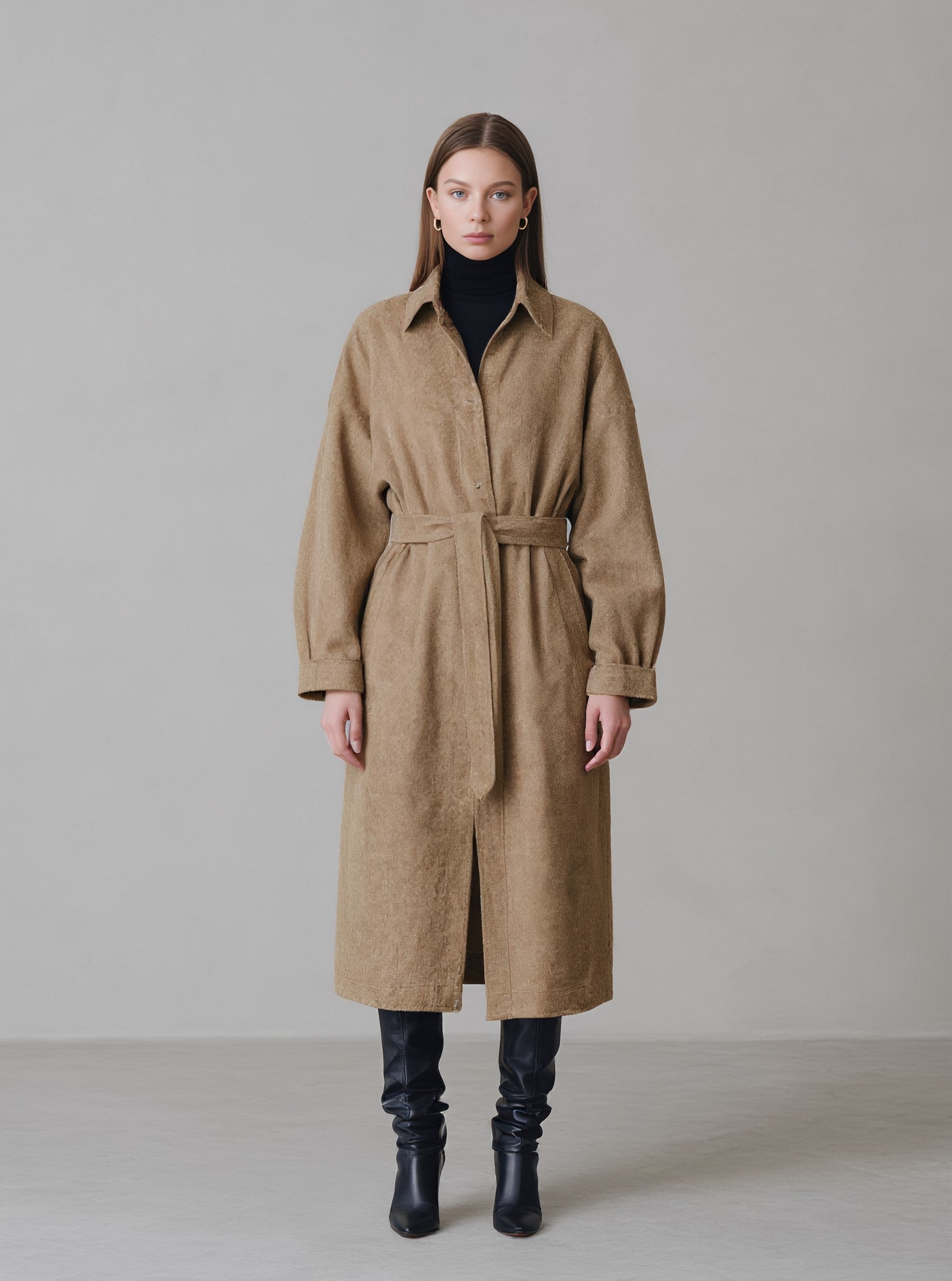 Casual Style Winter Coat Regular Length Top Women's Fashion Outerwear for Cold Weather Comfortable Fit Big Coat