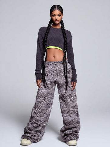 Women's Pants Autumn Winter Fashion Daily 2025 New Stylish Leopard Print Long Sleeve Full Length Casual Pants