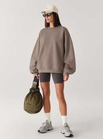 Autumn Casual Fit Pullover Straight Sleeve Style Comfortable Women's Sweatshirt Fashionable Streetwear Top