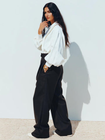 2025 Women's Autumn Winter Shirts Daily Basic Solid Color Long Sleeve Lapel Regular Fit Office Lady Shirts