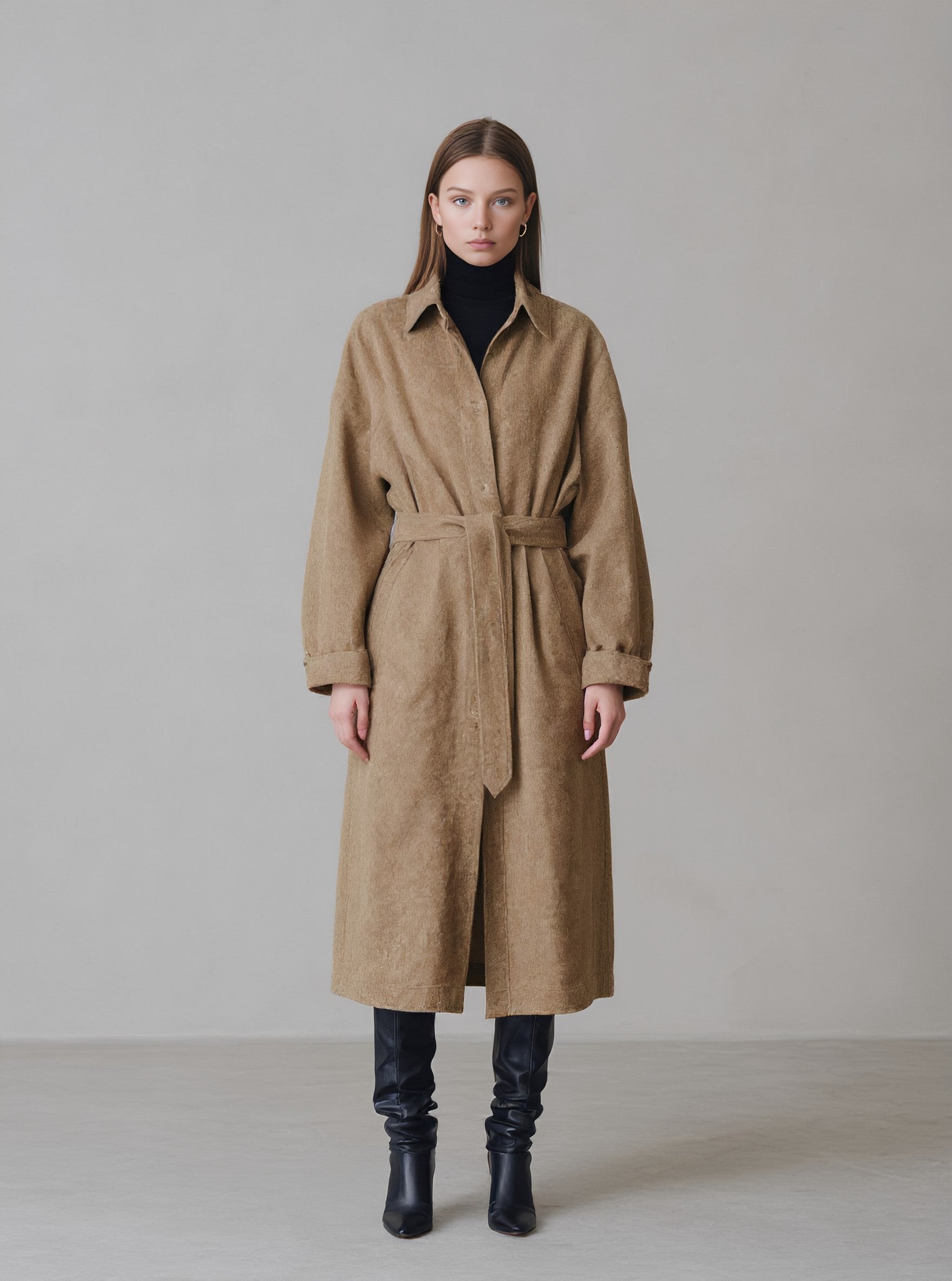 Casual Style Winter Coat Regular Length Top Women's Fashion Outerwear for Cold Weather Comfortable Fit Big Coat