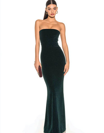 Fashionable Tight Summer Dress No Sleeve Floor-Length Skirt Style Elegant And Stylish Women's Clothing For The Summer Season