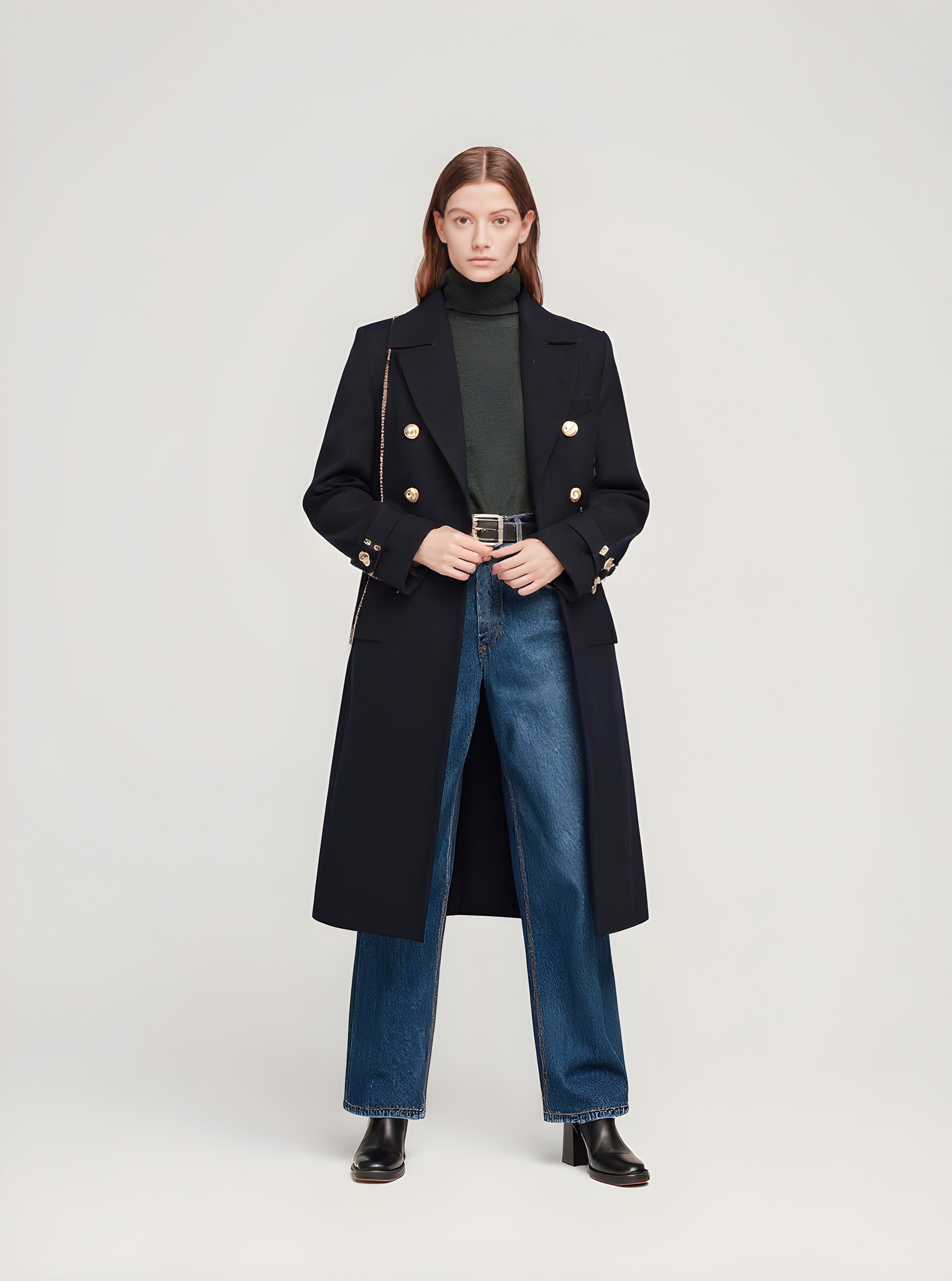 Women's Winter Jackets Autumn Winter Fashion Daily 2025 Stylish Elegant Plain Long Sleeve Lapel Commute Coats