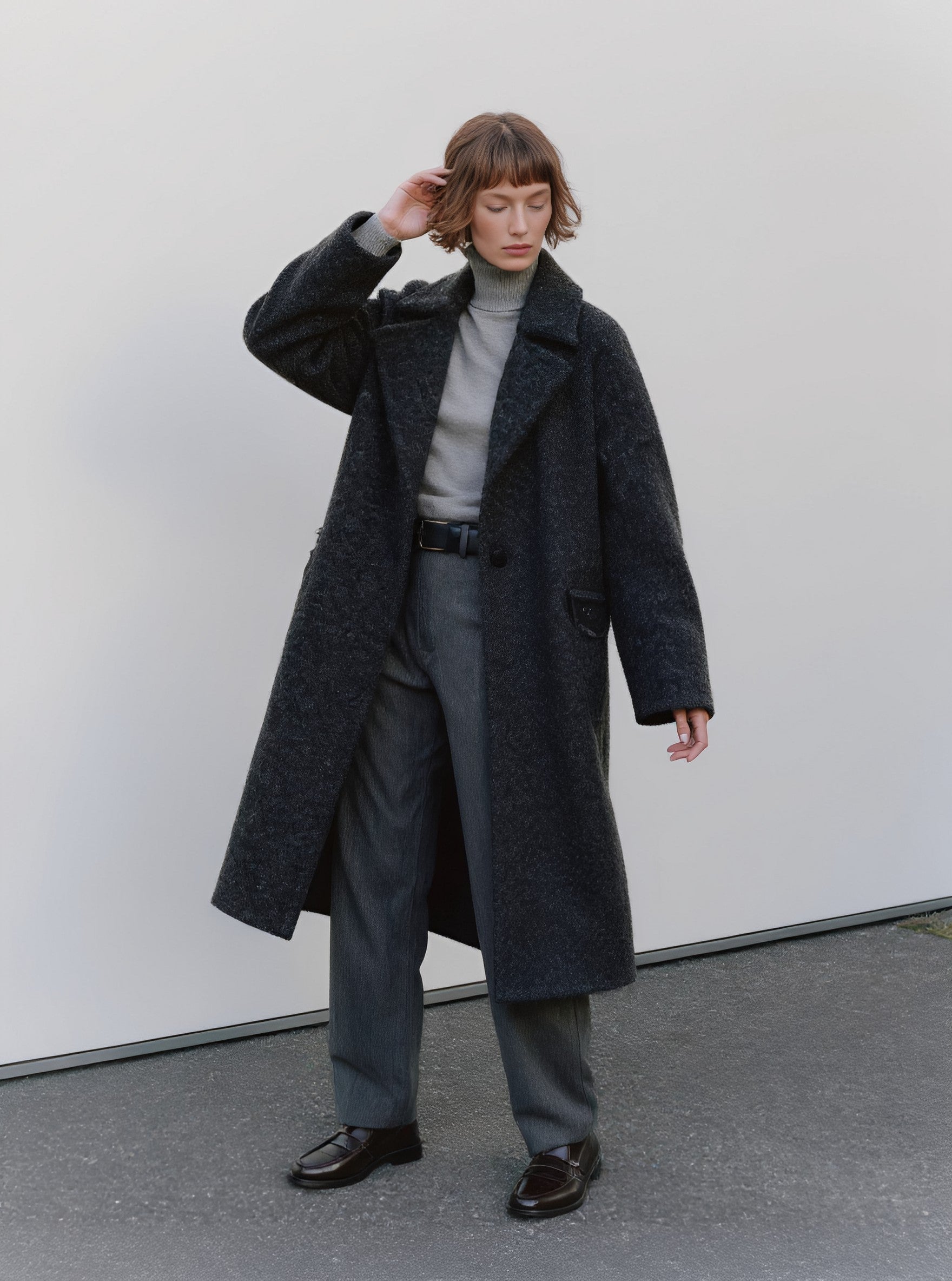 Casual Style Winter Coat Regular Length Top Women's Fashion Outerwear for Cold Weather Comfortable Fit Big Coat