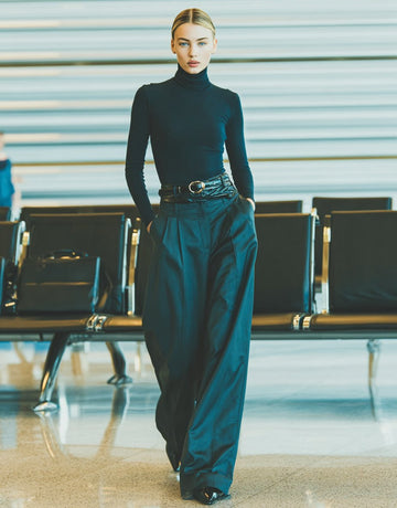 Casual Straight Leg Pants Full Length Fit Mid Waist Spring Dress Autumn Fashion Women's Bottom Wear Comfortable Trousers