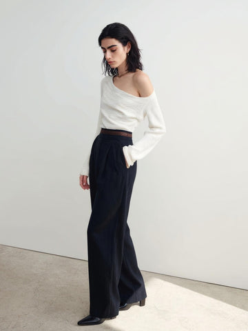 Autumn Winter Pants 2025 Women's Fashion Plain Ankle High Waist Full Length Office Lady Pants