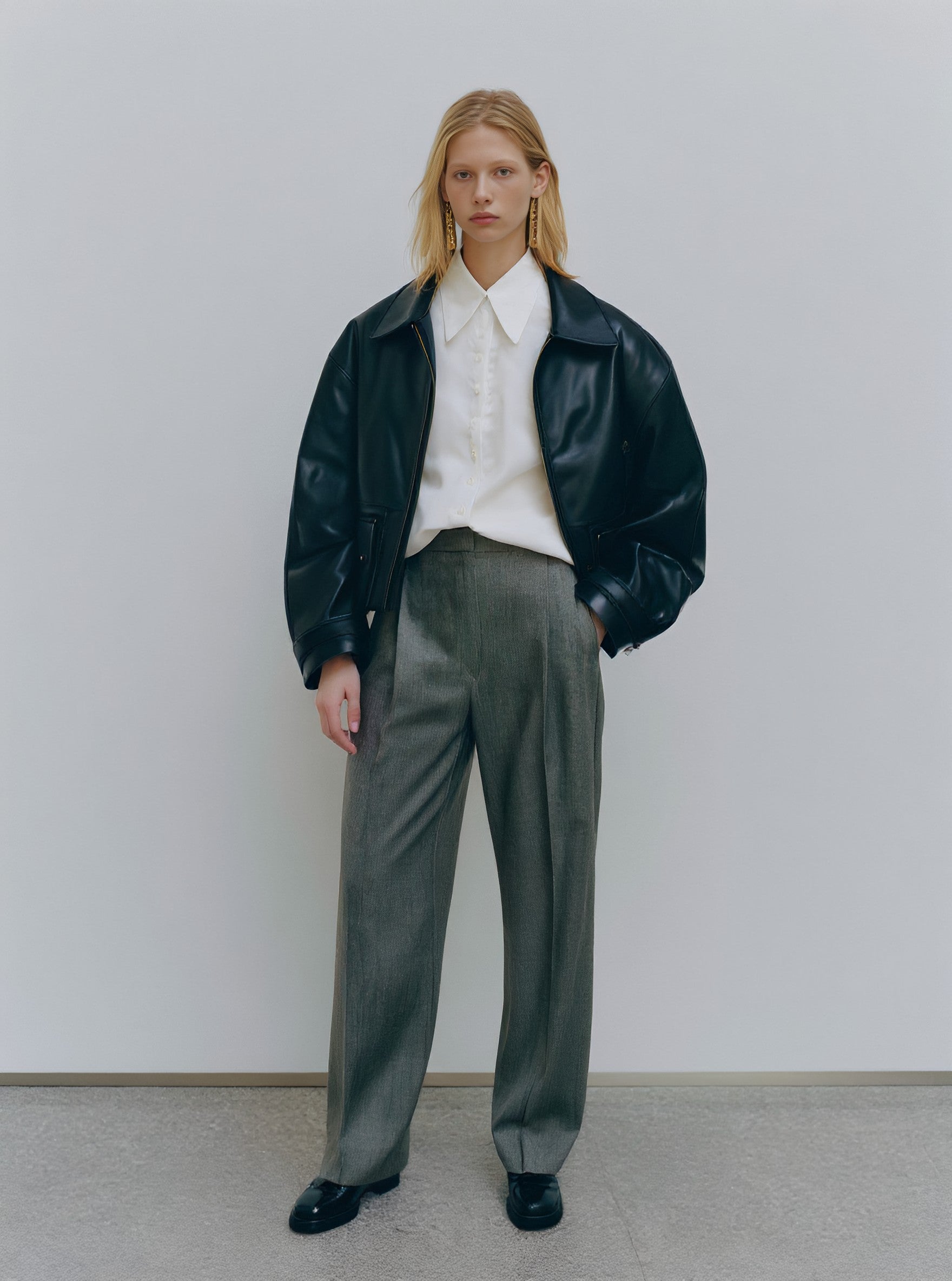 Casual Leather Coat For Women Autumn Style Fashion Outerwear Jacket Elegant Streetwear Top Quality Leather