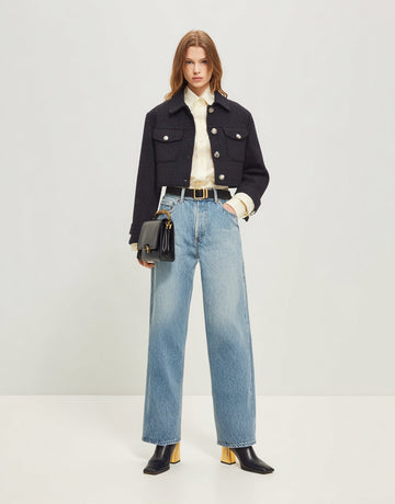 Women's Lightweight Jackets Autumn Winter 2025 Opulent Exquisite Plain Long Sleeve Lapel Casual Lightweight Jackets