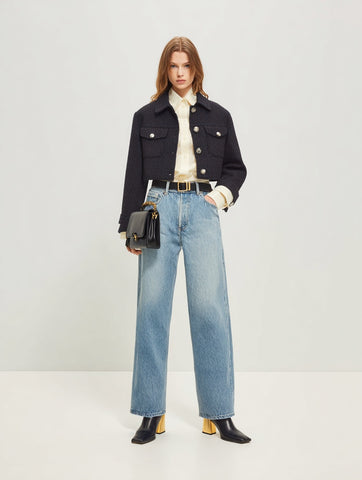 Women's Lightweight Jackets Autumn Winter 2025 Opulent Exquisite Plain Long Sleeve Lapel Casual Lightweight Jackets