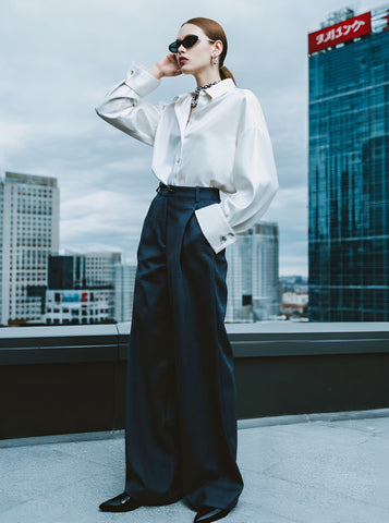 Casual Straight Leg Pants Full Length Mid Waist Autumn Fashion Women's Bottom Wear Comfortable Loose Trousers