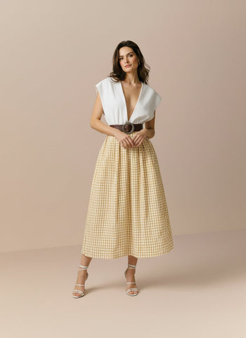 Autumn Winter Casual Dress V-neck Long A-line Skirt Style Sleeveless Women's Clothing Body-Fitting Fashionable Gown