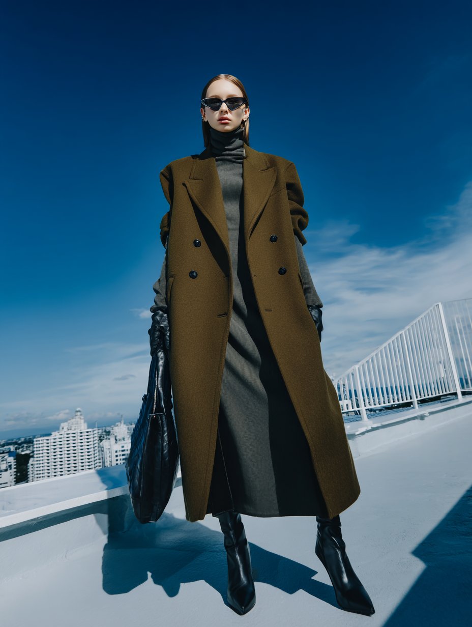 Casual Style Women's Coat Autumn Long Top Fashion Outerwear for Ladies Comfortable Fit Casual Coat