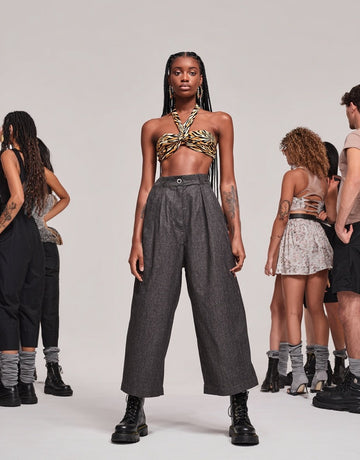 Women's Pants Summer Fashion Daily 2025 Elegant Chic Plain Sleeveless High Street Pants