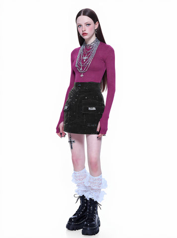 Casual Short Skirt Bodycon Regular Waistline Style Women's Fashion Mini Skirts Spring Autumn Seasonal Clothing