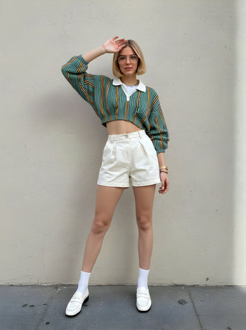 Autumn Winter Long Sleeve Lantern Sleeve T-Shirt Streetwear Casual Short Style Women's Top Fashion Comfortable Breathable