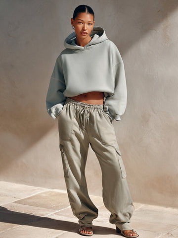 Women's Sweatshirts Autumn Winter Comfortable Daily Simple Solid Color Long Sleeve Hooded Casual Hoodie