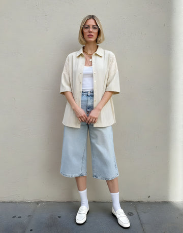 Loose Fit Casual Shirt Autumn Winter Clothes Long Style Turn-down Collar Female Top Fashion Outerwear