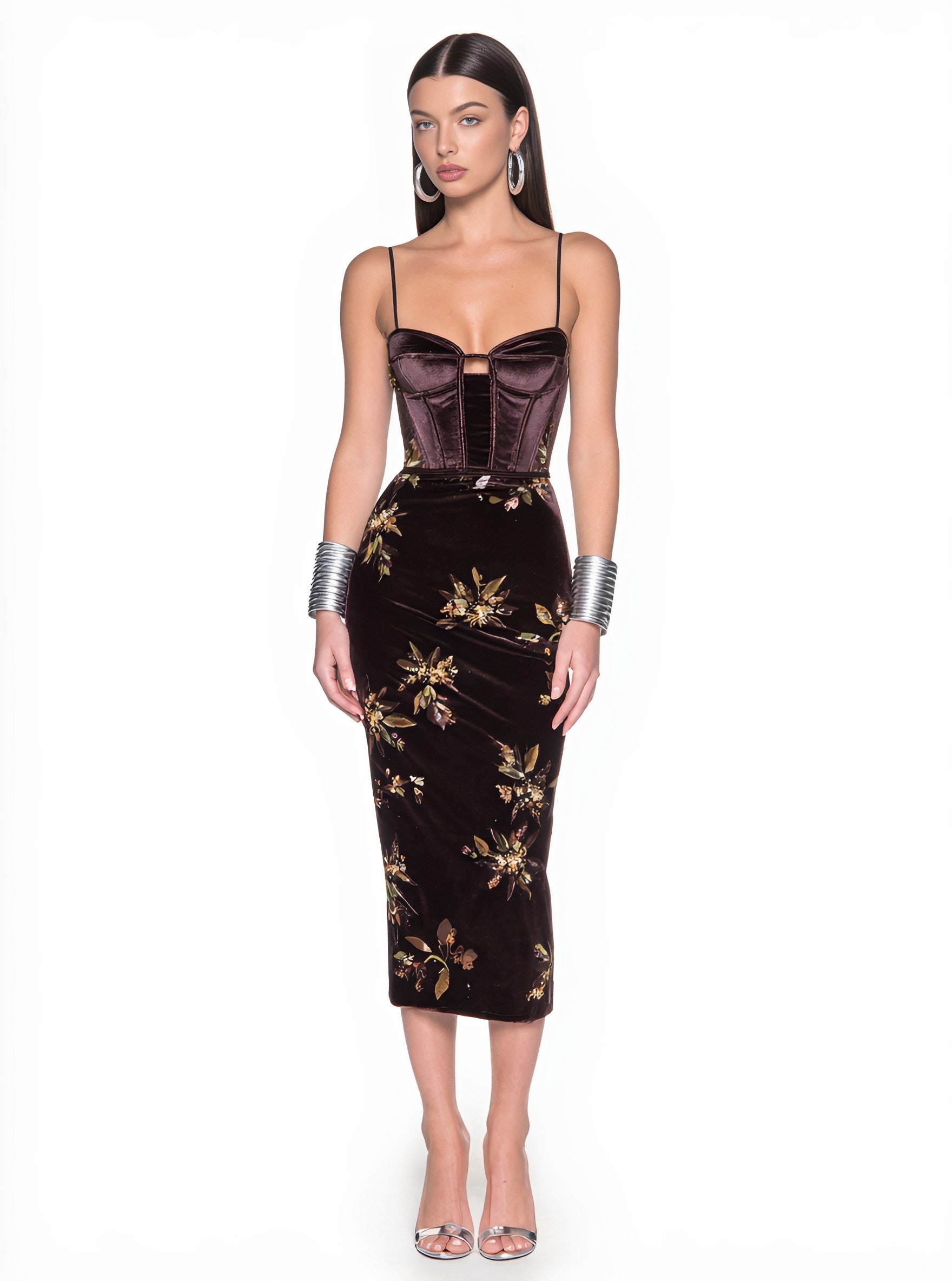 Summer Dress Casual Fit Midi Skirt Style Sleeveless Gown For Women Fashionable Mid-Length Casual Wear