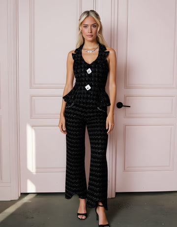 Autumn Winter Suit Trousers Set Fashionable Women's Long Pants Outfit Other Style Well-Fitted Board Type