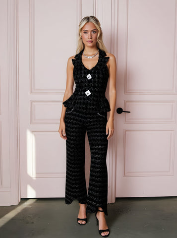 Autumn Winter Suit Trousers Set Fashionable Women's Long Pants Outfit Other Style Well-Fitted Board Type