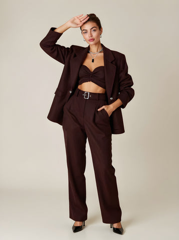 Autumn Blazers 2025 Women's Decent Minimalism Plain Long Sleeve Shawl Collar Office Lady Blazers