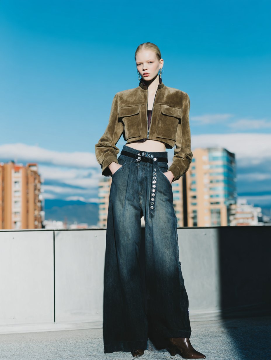 Loose Wide Leg Jeans Casual Full Length Mid Waist Trousers For Women Autumn Fashion Comfortable Loose Fit Long Pants