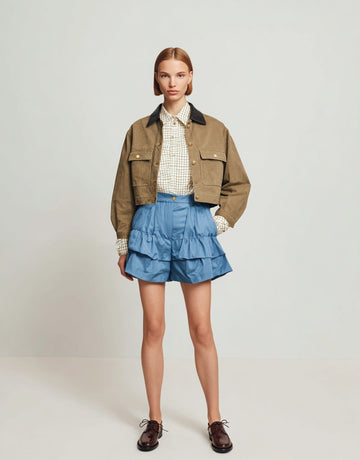 Women's Lightweight Jackets Summer Plain 2025 Buttoned Cut-Out Long Sleeve Turned Collar Casual Lightweight Jackets