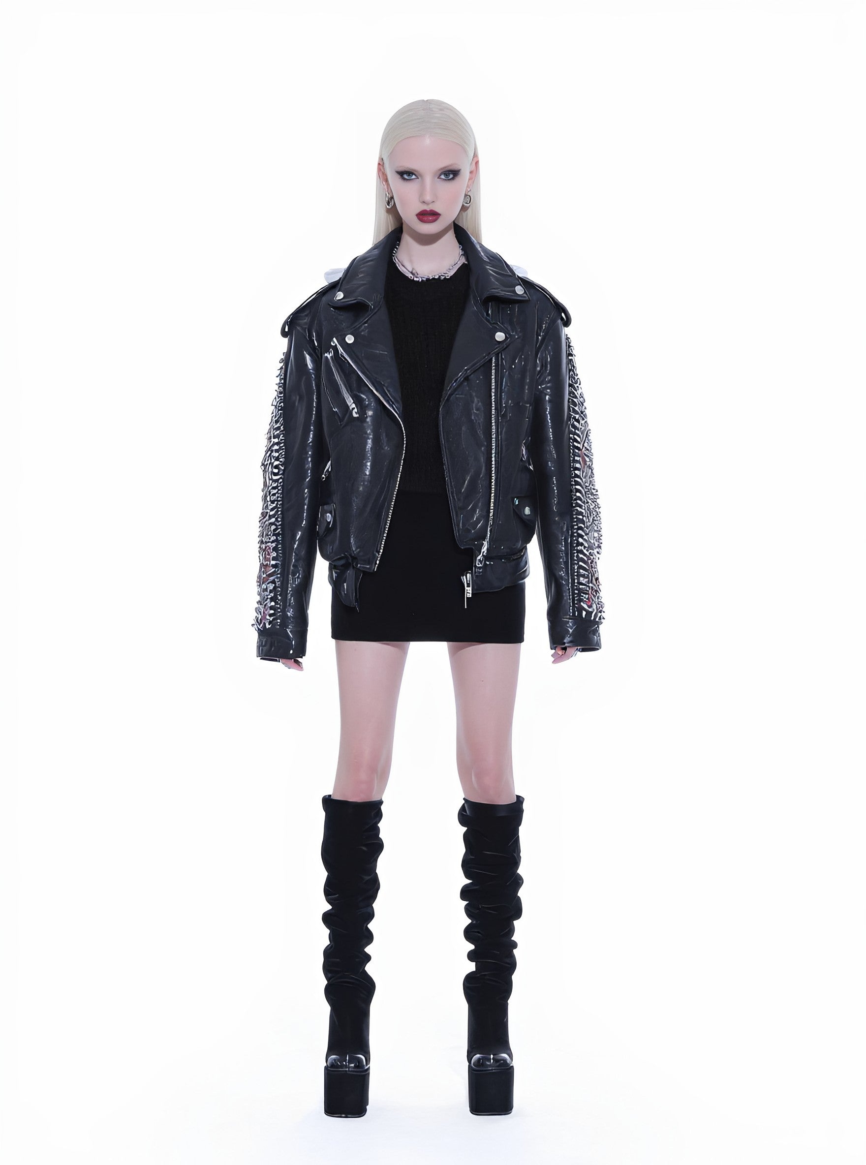 Casual Leather Coat Autumn Fashion Women's Topwear Outerwear Stylish Trendy Streetwear Suitable For Various Occasions