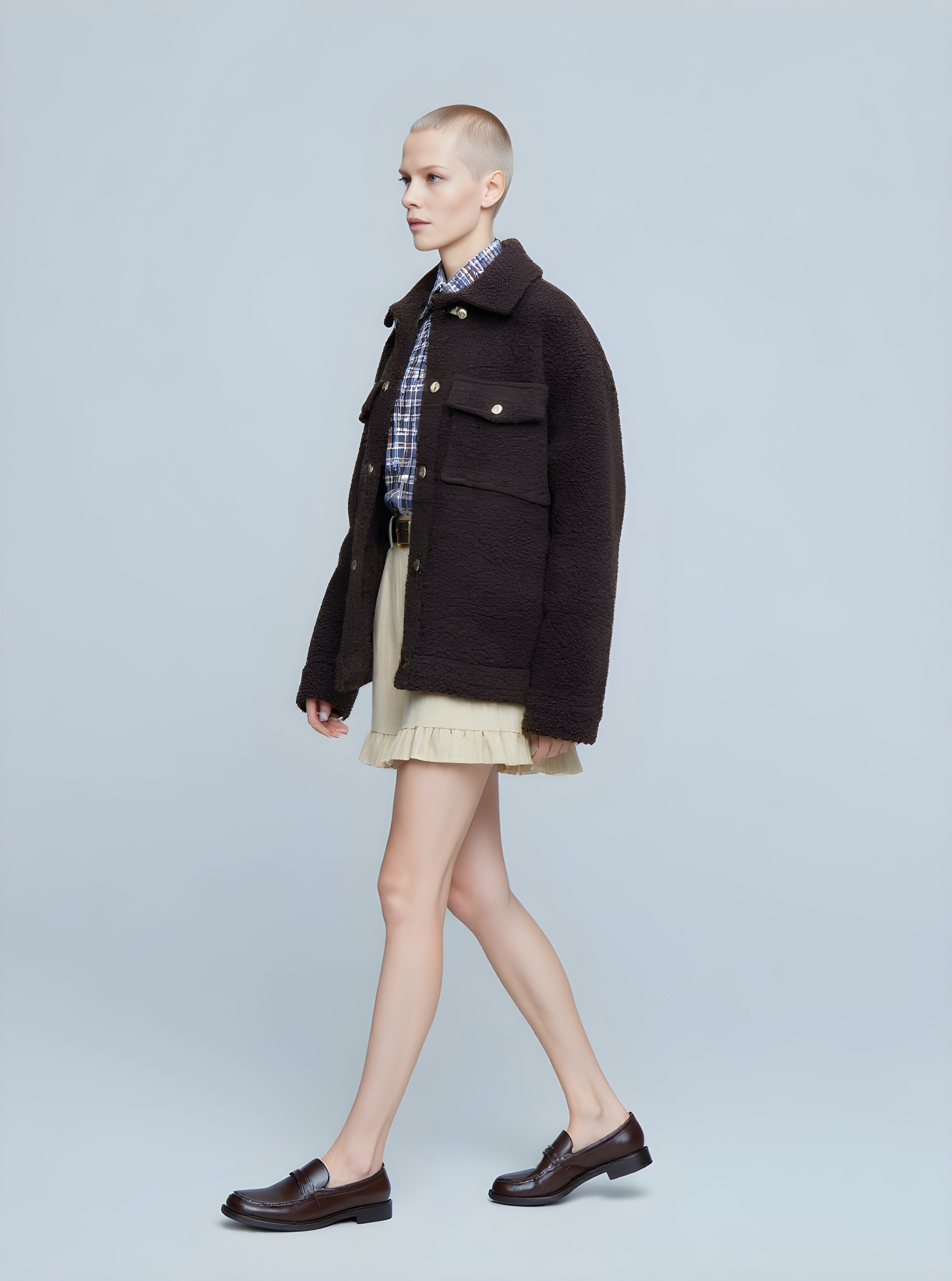 Women's Winter Jackets Autumn Winter Fashion 2025 Elegant Chic Plain Long Sleeve Turn-down Collar Casual Coats