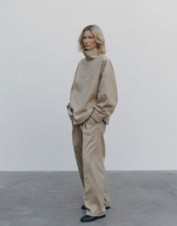 Loose Fit Casual Suit Trousers Autumn Women's Fashion Wide Leg Pants Ensemble Comfortable Workwear Casual Outfits