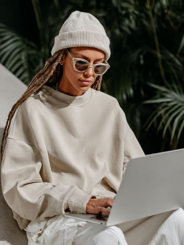 Women's Autumn Winter Pullover Simple Minimalism Solid Color Drop-Shoulder Sleeve Crew Neck Daily Pullover